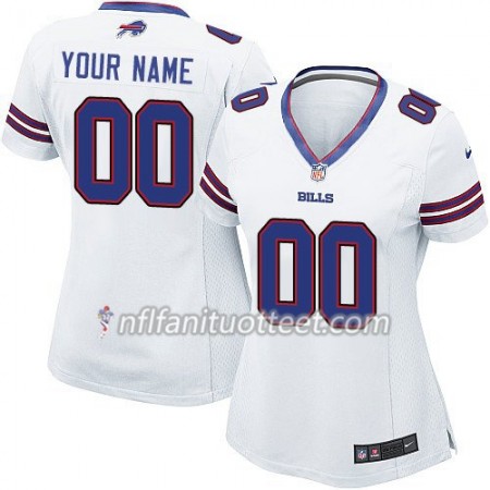 Nainen Buffalo Bills NFL Pelipaita Custom Valkoinen 